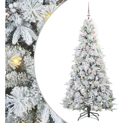 Sapin de Noël，Arbre de Noël Artificiel à Branches Articulées Vert 180 cm CFW96464