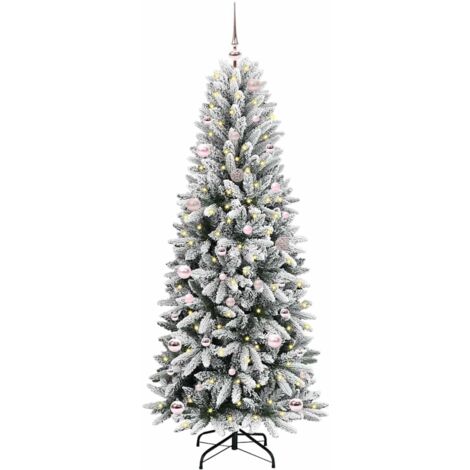 Sapin de Noël，Arbre de Noël artificiel avec 150 LED Blanc 63 x 63 x 150 cm CFW45023