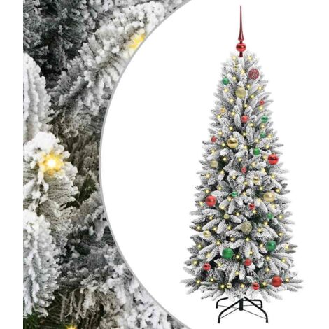 Sapin de Noël，Arbre de Noël artificiel avec 150 LED Blanc 63 x 63 x 150 cm CFW68200