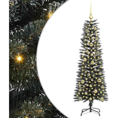 Sapin de Noël，Arbre de Noël artificiel avec 150 LED Vert 43 x 43 x 150 cm CFW28364