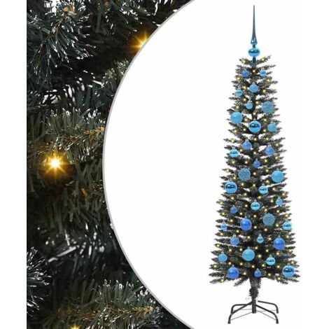 Sapin de Noël，Arbre de Noël artificiel avec 150 LED Vert 43 x 43 x 150 cm CFW53647