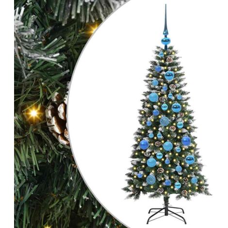 Sapin de Noël，Arbre de Noël artificiel avec 150 LED Vert 50 x 50 x 120 cm CFW79156