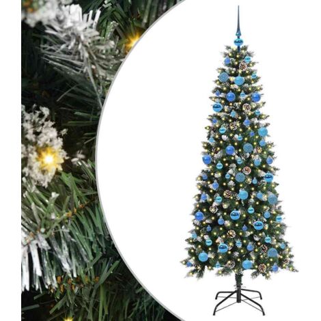 Sapin de Noël，Arbre de Noël artificiel avec 300 LED Vert 76 x 76 x 180 cm CFW26131