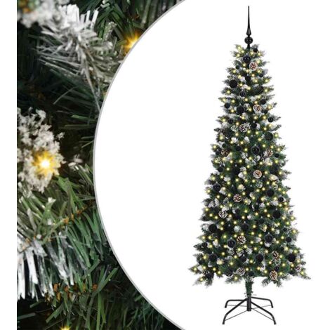 Sapin de Noël，Arbre de Noël artificiel avec 300 LED Vert 76 x 76 x 180 cm CFW52882