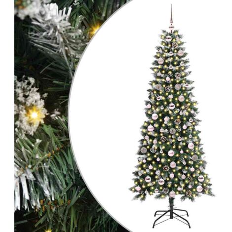 Sapin de Noël，Arbre de Noël artificiel avec 300 LED Vert 76 x 76 x 180 cm CFW82737