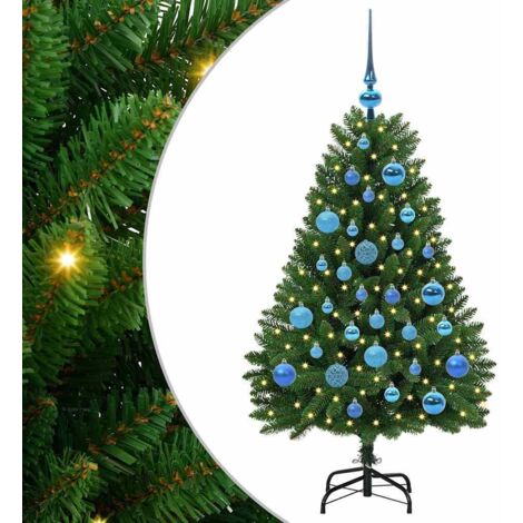 Sapin de Noël，Arbre de Noël artificiel Vert 120 cm PVC et métal CFW71742