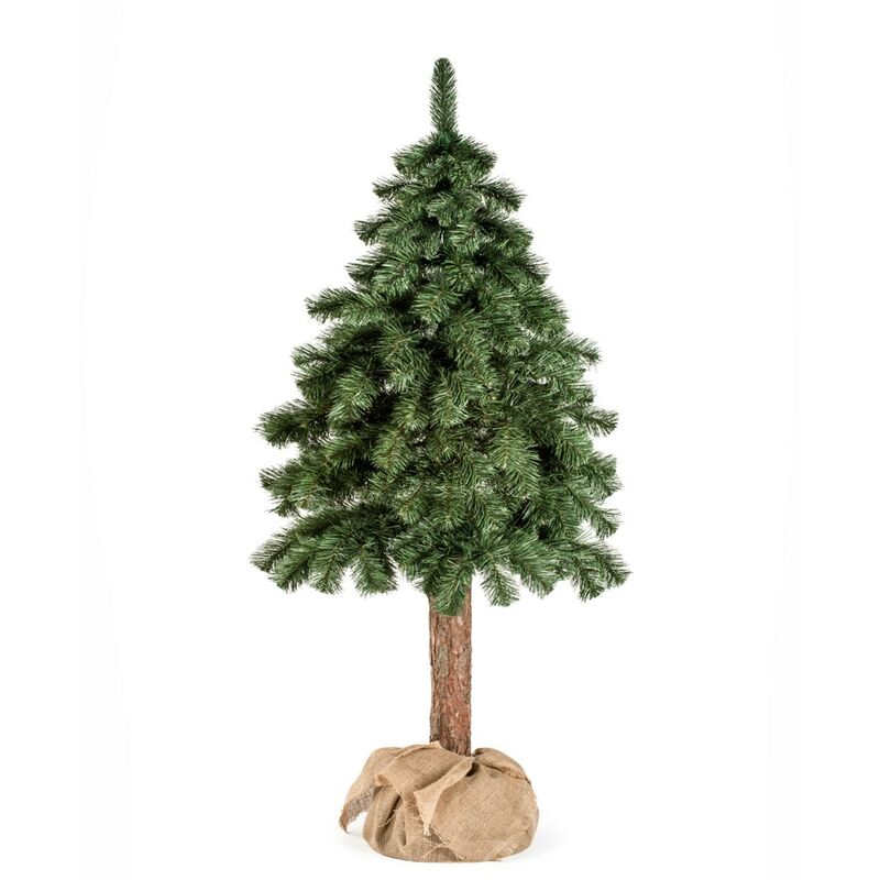 Sapin de Noël artificiel avec tronc d'arbre Cecylia, 100