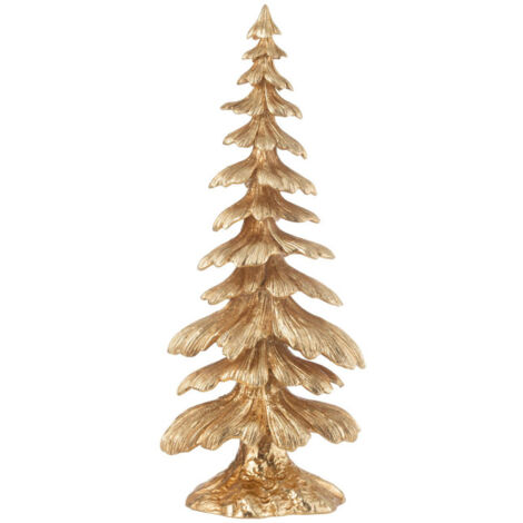 Sapin Déco en Résine "Luciano" 51cm Or