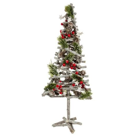 Sapin en bois Baies H57 cm