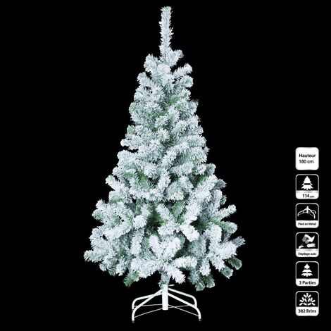 Sapin Floqué 180 cm - Feeric lights & christmas