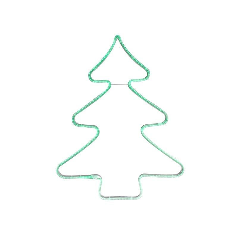 Arbre lumineux électrique vert intérieur / extérieur - Blachère Illumination