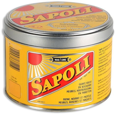 Sapoli - sapoli cire pate chêne léger - sapi38115 - 5410458381159