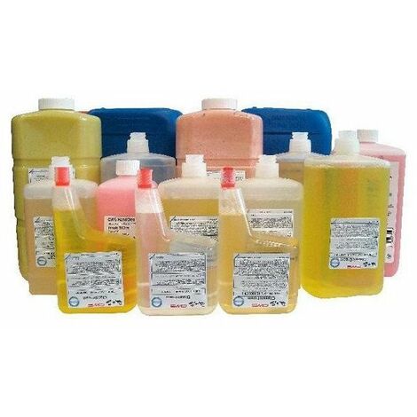 Sapone Schiuma Concentrato Universale 12 flaconi da 1000 ml per cartone standard, giallo, profumo di agrumi CWS