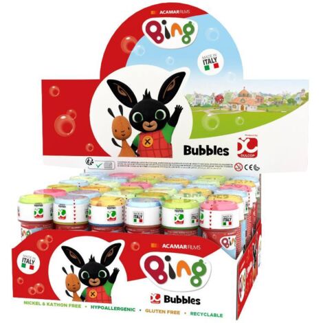 Saponetta per bambini Bing Coniglio Fiaba Festa di compleanno Divertimento 60ml
