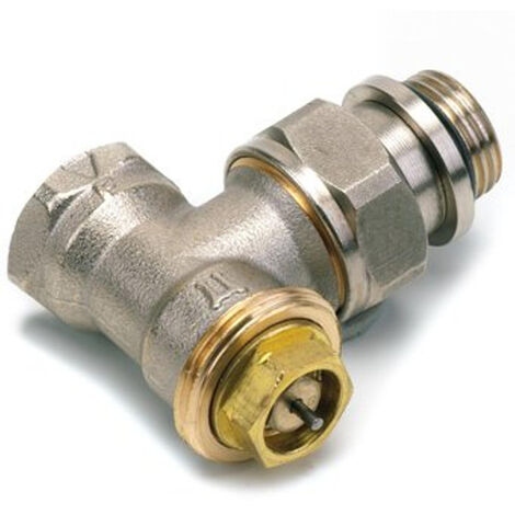 Sar robinet thermostatique de radiateur comap à fermeture automatique 1/2 angle droit kvs = 16 m3/h