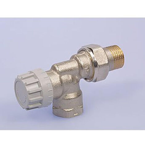 Sar robinet thermostatique pour radiateur 1/2bi.dr.coudé, acier inoxydable 0,90 m3 h 908