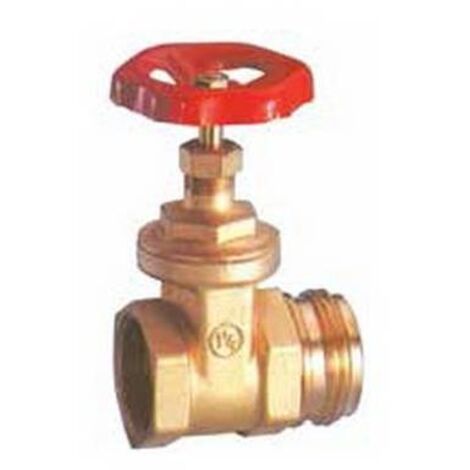 SARACINESCA IN OTTONE ATTACCO F GAS ISO 228 - M UNI 810 Misura: 1&rdquo 1/2 x DN 45