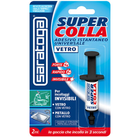 Saratoga COLLA ISTANTANEA SUPERCOLLA VETRO 2ML