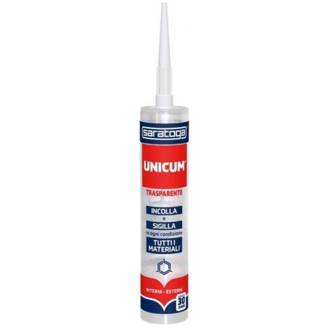 Saratoga COLLA UNICUM 300GR TRASPARENTE CARTUCCIA.