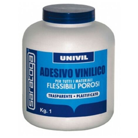 Saratoga COLLA VINILICA UNIVIL PER MATERIALI FLESSIBILI 1KG