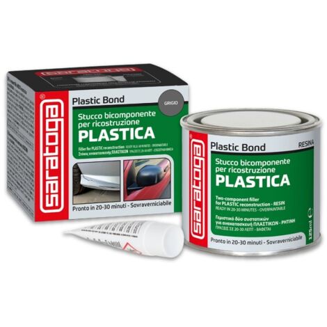 Saratoga Plastic Bond Stucco Bicomponente per Plastica 125ml