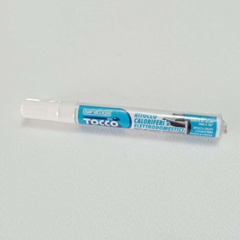 Saratoga tocco bianco 10ml paint ritocco per caloriferi ed elettrodomestici - 1pz