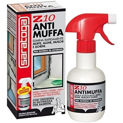 SARATOGA Z10 - ANTIMUFFA ELIMINA MUFFA Spray 500 ML - mufficida - CON SPRUZZINO
