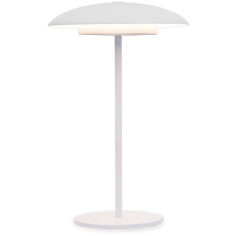 SARDINIA Lampada da tavolo da 30 cm con batteria ricaricabile. Luce calda a LED. Prodotto in Spagna