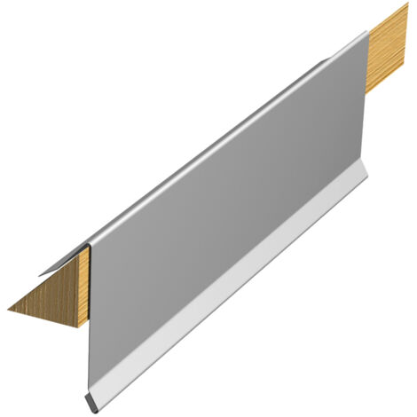 Sarei Ortblech für Dreieckleiste 2000 x 185 mm natur Dachabschlüsse