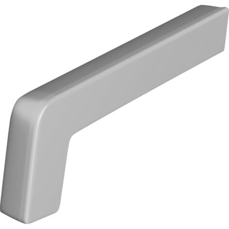 Sarei PVC Seitenteile silber 50 mm Fensterbank