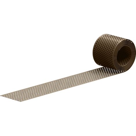 Sarei Vogelschutz- und Lüftungsgitter 5 m x 100 mm braun Dachabschlüsse