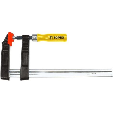 Sargento de carpintero Topex 50x150 mm - Mango resistente para trabajos de carpintería