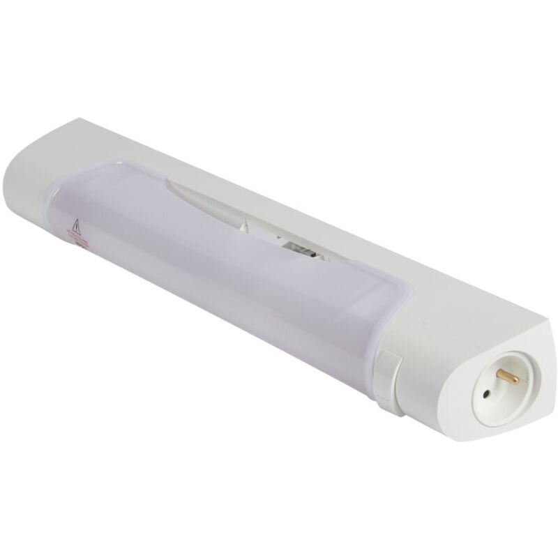 Applique d'éclairage salle de bains prismaline-iinterrupteur et prise de courant - Sarlam