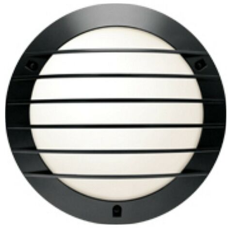 Sarlam 644706 - Hublot CHARTRES Alu Standard T1 Grille ON/OFF - Noir