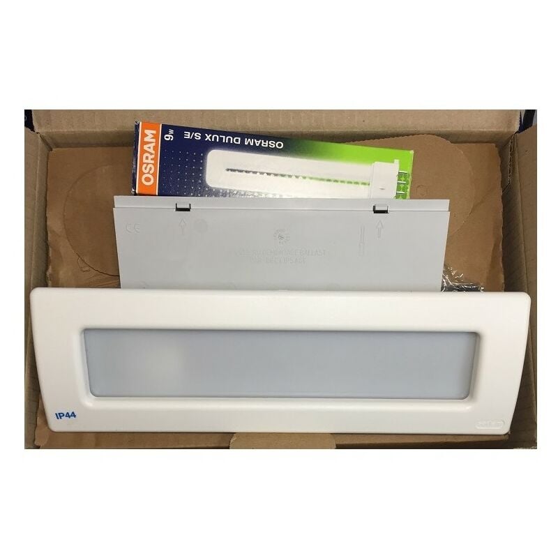 662770 - Applique kalank à encastrer - 2G7 9W Diffuseur polycarbonate - Sarlam