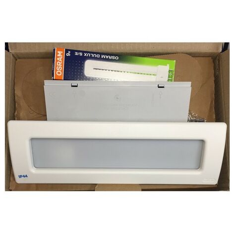 Sarlam 662770 - Applique KALANK à encastrer - 2G7 9W Diffuseur polycarbonate