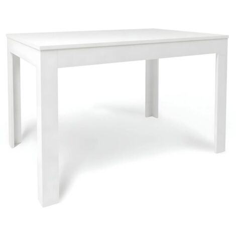 Sarmog Tavolo da cucina Pieghevole 80x120 cm estensibile a 80x170Cm Bianco