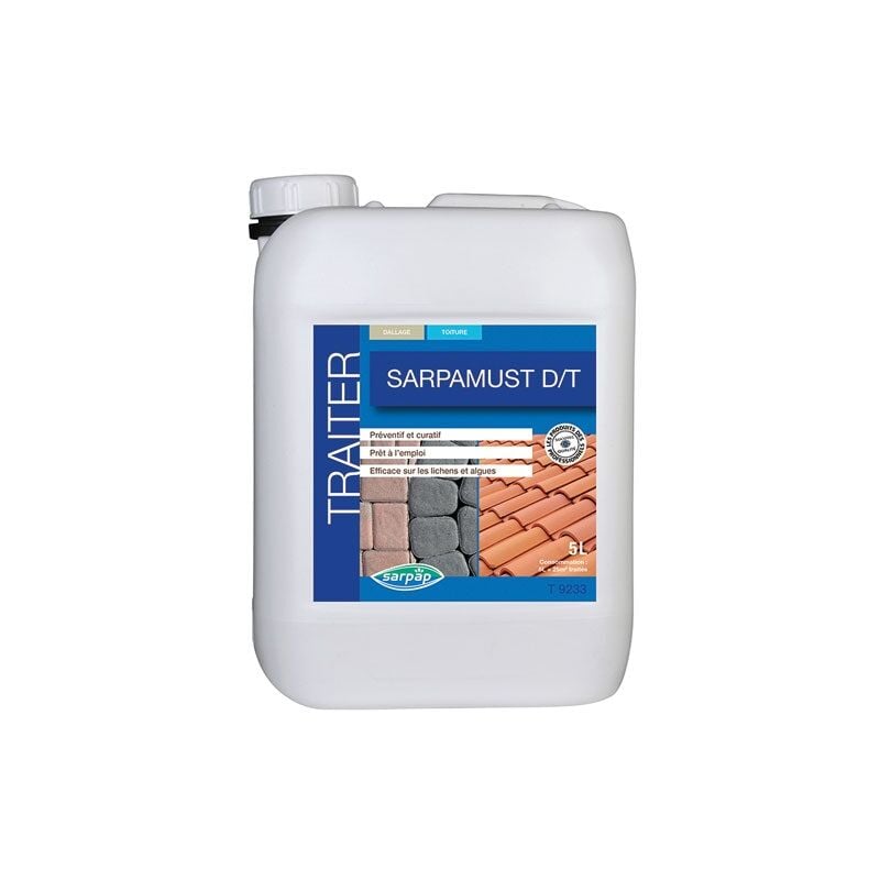 Traitement saparmust dépôts verts 5 l - Sarpap