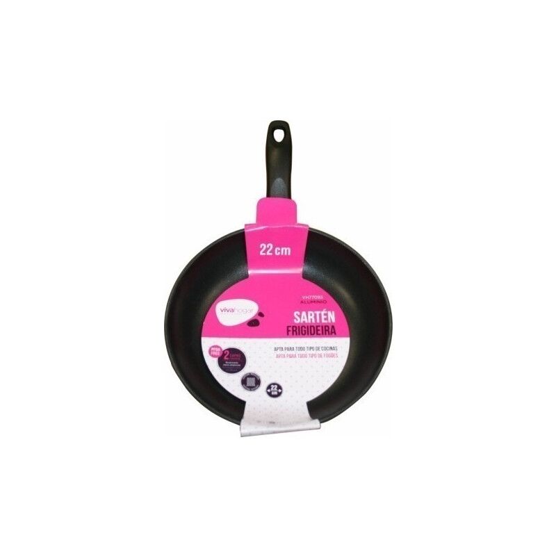 

Vivahogar - Sarten 22Cm Antiadherente Teflon Induccion Alu.Forj Esm. Vivah