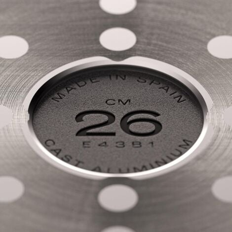 Sartén Aluminio Fundido 26cm VALIRA 4643/25 Adecuado para todos l