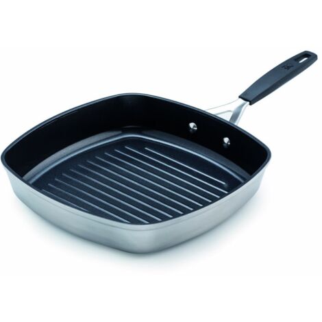 Sarten asador 28x28cm aluminio forjado inducciÃ³n SMART Bergner