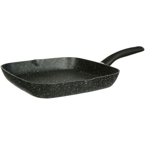 Sartén asador - parrilla de aluminio forjado 28cm