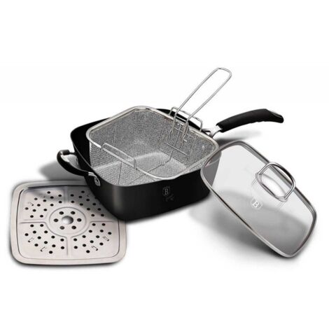 Sartén con cesta y placa de vapor BERLINGERHAUS BH-6554