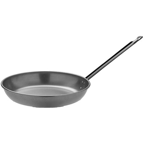 Sartén de hierro pulido con mango - 24 cm