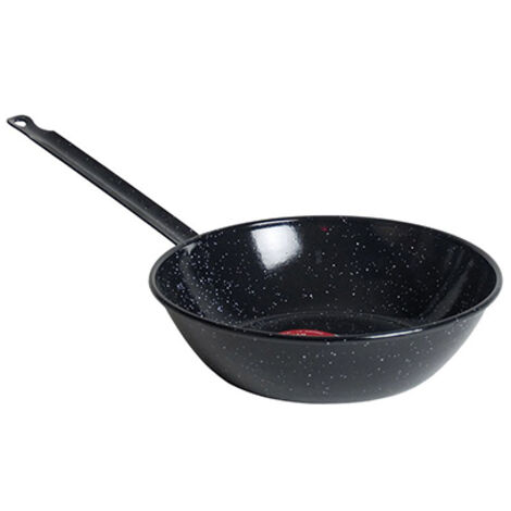 Sarten esmalte honda Ø18cm mango ideal