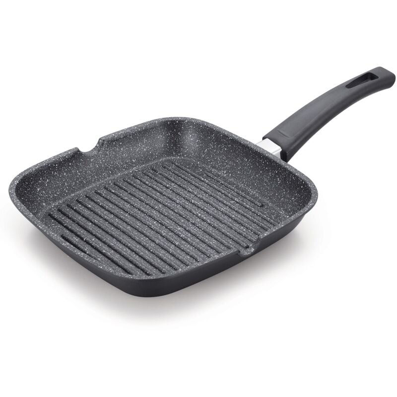 

Sartén grill cuadrada, en aluminio fundido : 24x24 cm; inducción