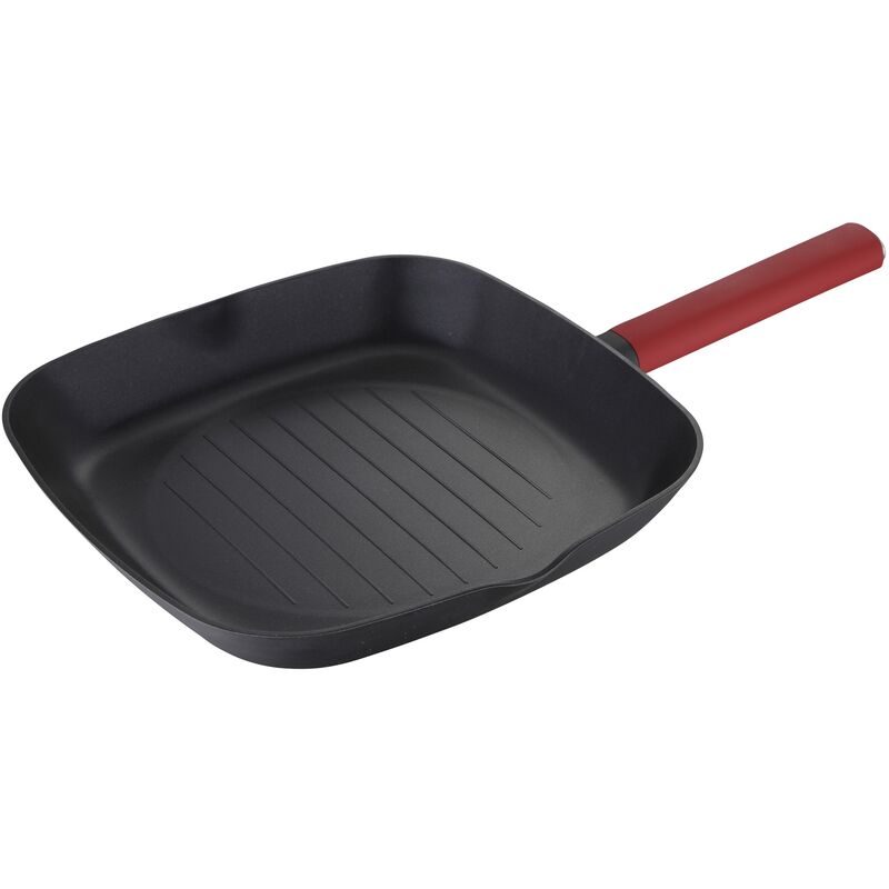 

Bergner - Sarten grill cuadrda 28x4.5cm aluminio forjado apta inducción Essence
