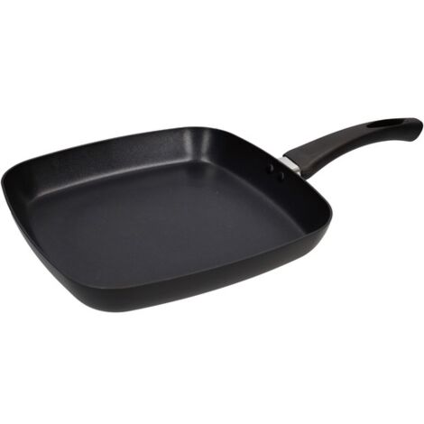 Sartén grill liso aluminio prensado Serie Noova Ø28cm