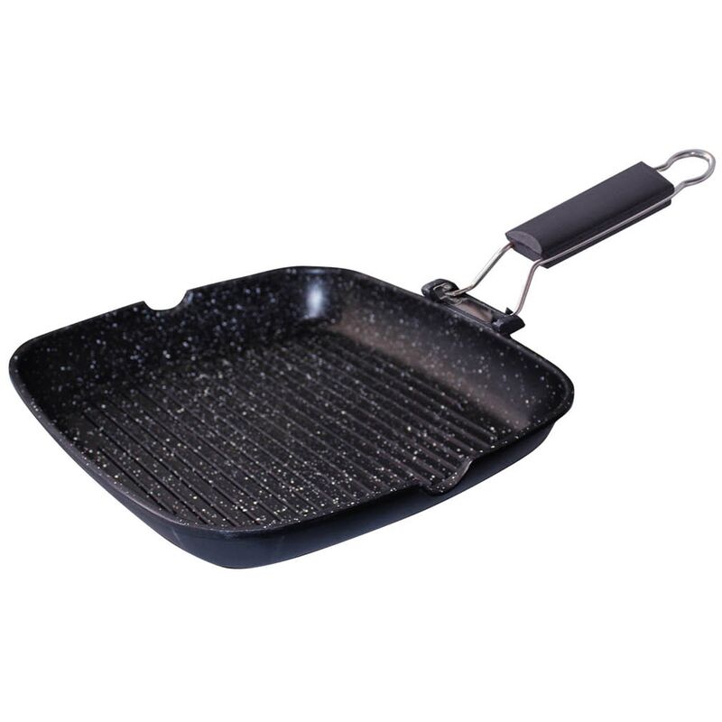 

Sartén Grill mango abatible efecto granito 280x280mm
