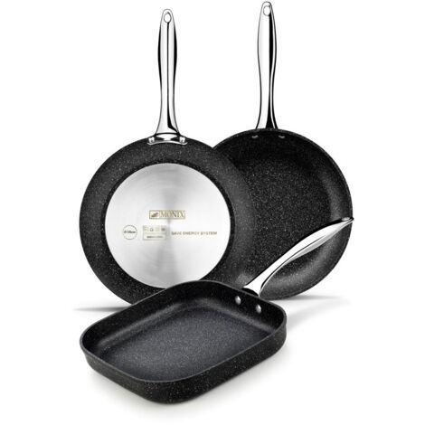 SARTEN GRILL MONIX MINERAL 24X24CM LISO INDUCCION